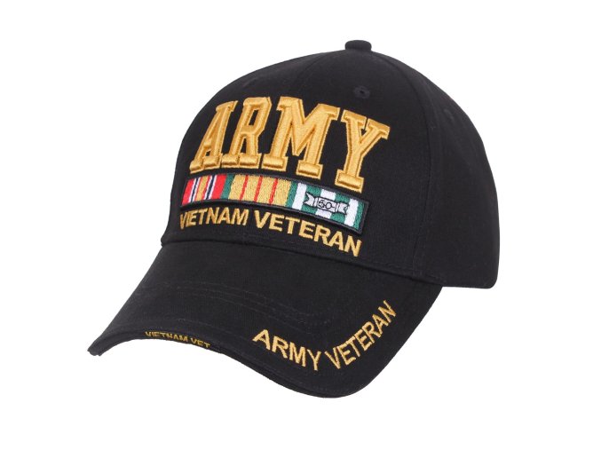 Čepice DELUXE ARMY VETERAN ČERNÁ