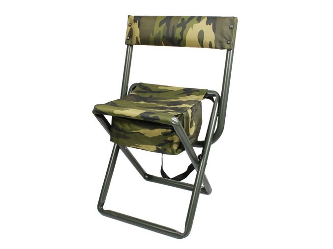 Stolička skládací s vakem QUIET CAMO WOODLAND