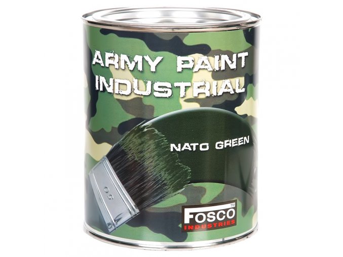 Farba ARMY náterová 1l ZELENÁ NATO