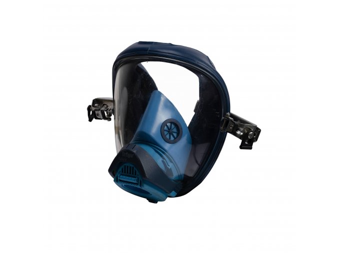 Maska plynová modrá Dräger FUTURA s uchycením pro helmu použitá