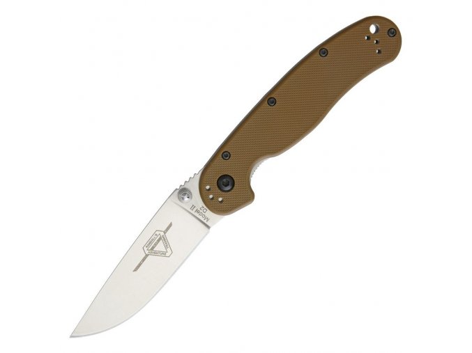 Nůž zavírací RAT II D2 COYOTE BROWN