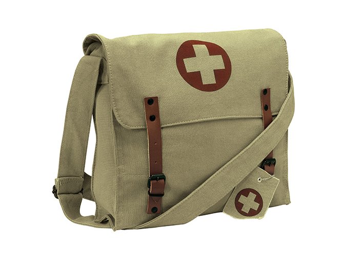 Taška přes rameno zdravotní KHAKI CROSS