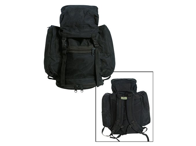 Batoh britský medium ČERNÝ original použitý