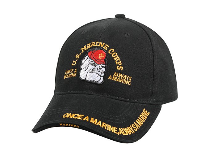 Čepice DELUXE MARINE BULLDOG baseball ČERNÁ