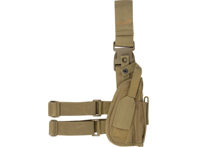 Pouzdro pistolové TACTICAL stehenní COYOTE