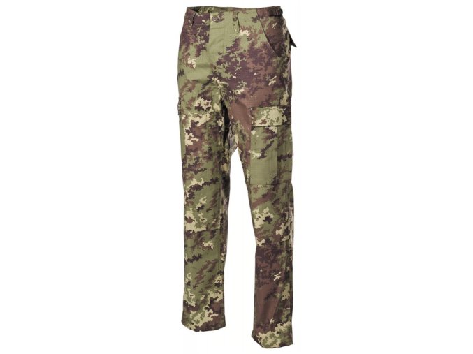 Kalhoty US střih BDU rip-stop VEGETATO WOODLAND (velikost 3XL)