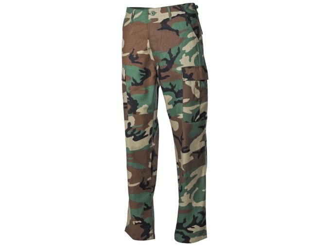 Kalhoty US střih BDU rip-stop WOODLAND (velikost 3XL)