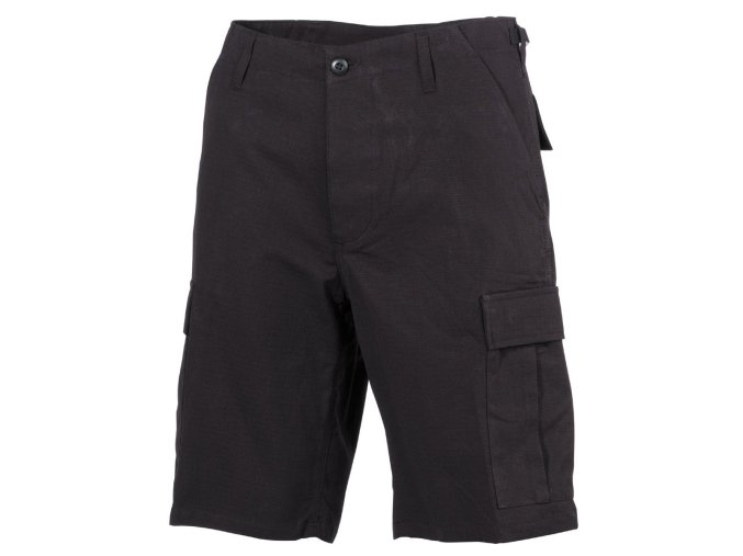 Kraťasy US střih BDU rip-stop ČERNÉ (velikost 3XL)