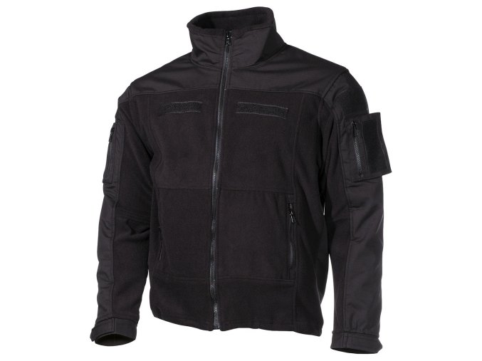 Bunda taktická fleece COMBAT ČERNÁ (velikost 3XL)