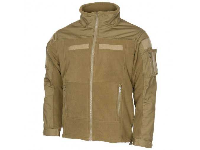 Bunda taktická fleece COMBAT COYOTE