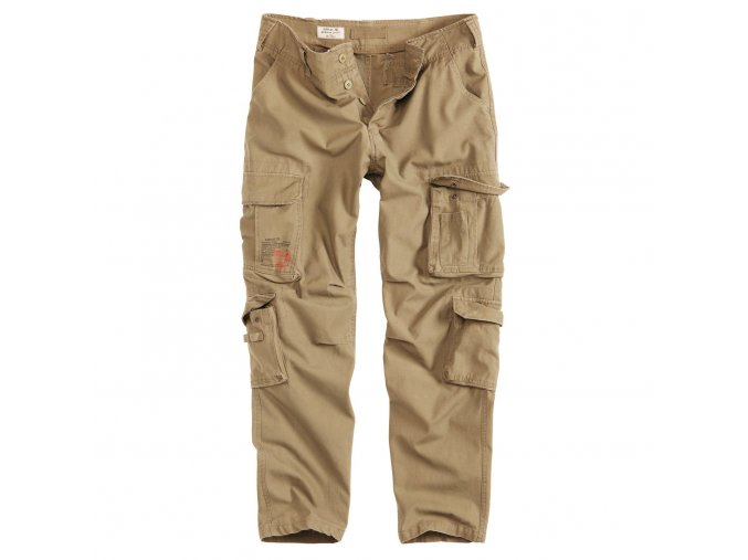 Kalhoty AIRBORNE SLIMMY KHAKI vel.L