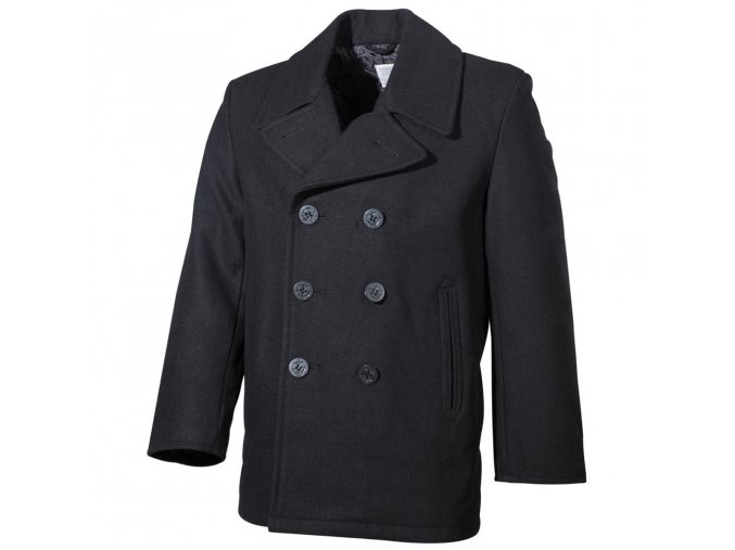 Kabát US Pea Coat ČERNÝ