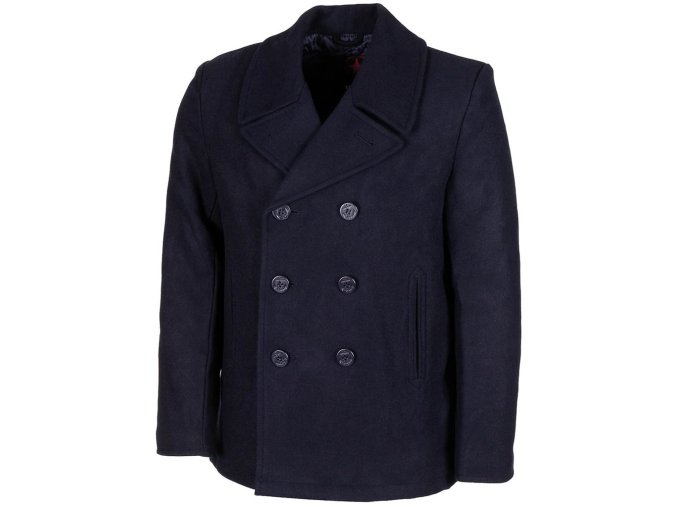 Kabát US Pea Coat MODRÝ (velikost L)