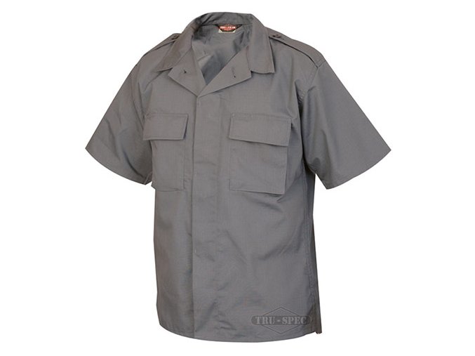 Košile služební krátký rukáv rip-stop TMAVĚ ŠEDÁ (velikost 3XL-R)
