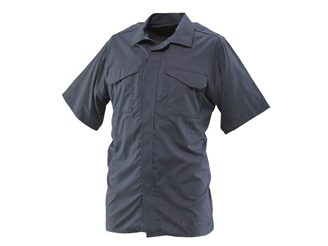 Košile 24-7 UNIFORM krátký rukáv rip-stop MODRÁ