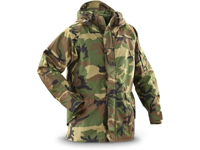 Bunda US MT-plus trilaminát WOODLAND (velikost L)