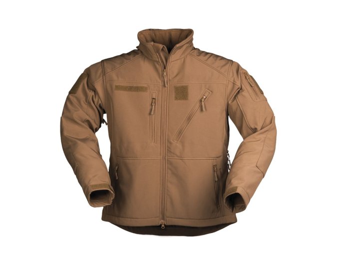 Bunda softshell SCU 14 DARK COYOTE (velikost L)
