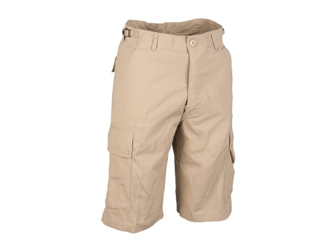 Kraťasy US typ BDU rip-stop předeprané KHAKI (velikost 3XL)