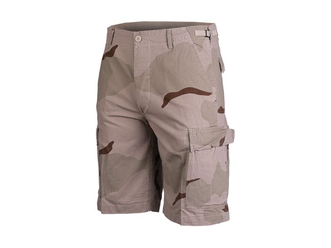 Kraťasy US typ BDU rip-stop předeprané 3-COL DESERT (velikost 3XL)
