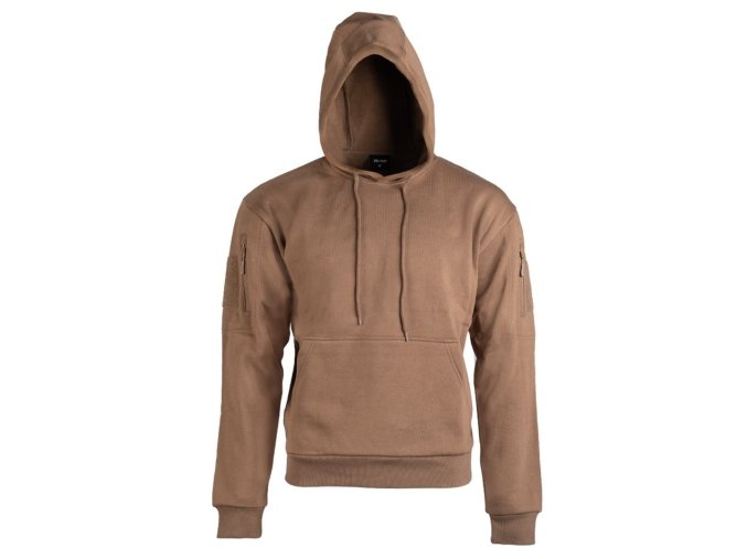 Mikina klokanka TACTICAL s kapucí DARK COYOTE (velikost 3XL)