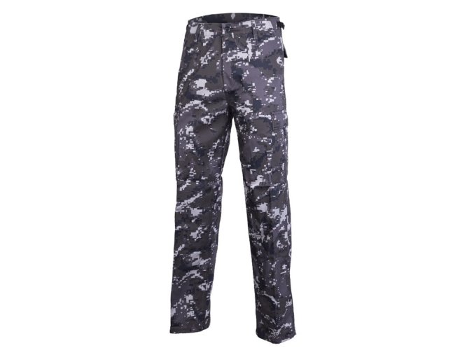 Kalhoty US BDU typ RANGER BLACK DIGITAL (velikost 3XL)