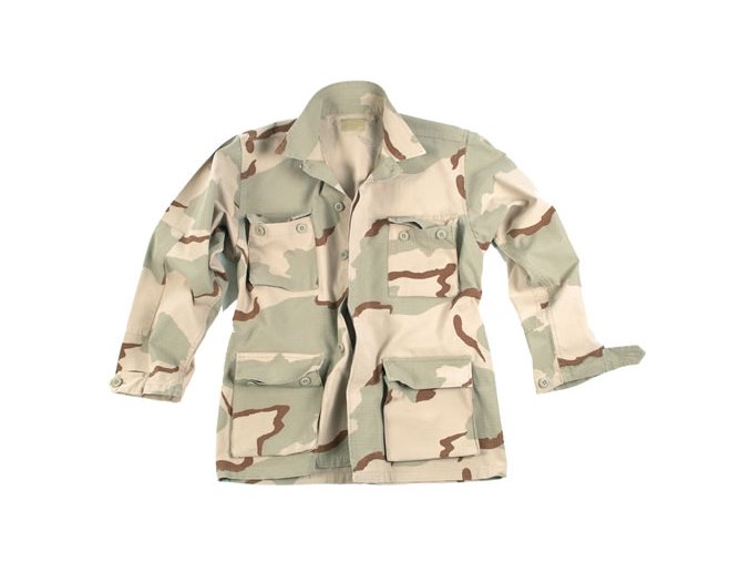 Blůza US typ BDU rip-stop předepraná 3-COL DESERT (velikost XL)