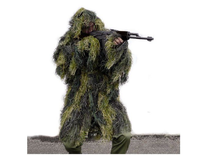 Parka maskovací SNIPER GHILLIE WOODLAND