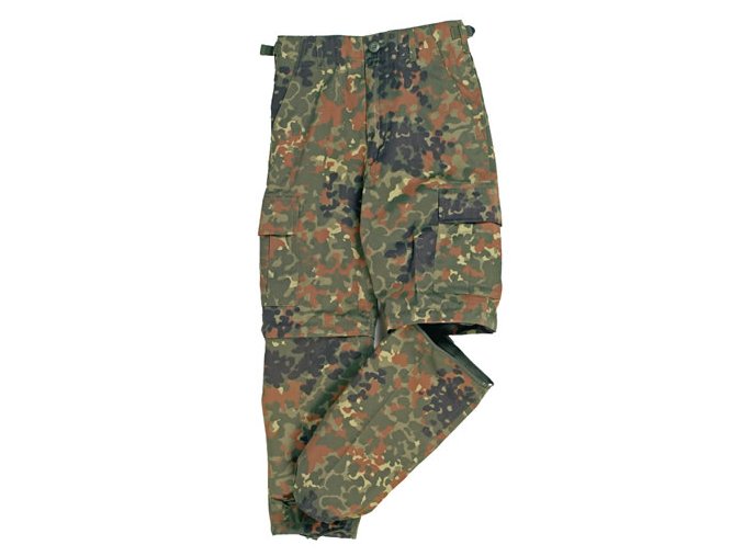 Kalhoty dětské US BDU ZIP-OFF FLECKTARN