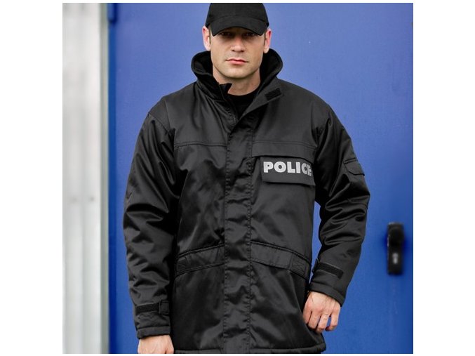Bunda SECURITY dlouhá ČERNÁ (velikost XXL)