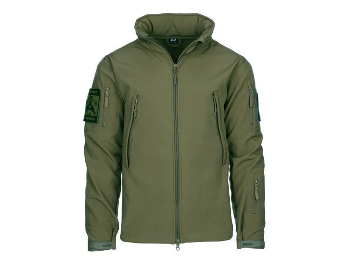 Bunda TACTICAL 101 INC Softshell ZELENÁ (velikost L)