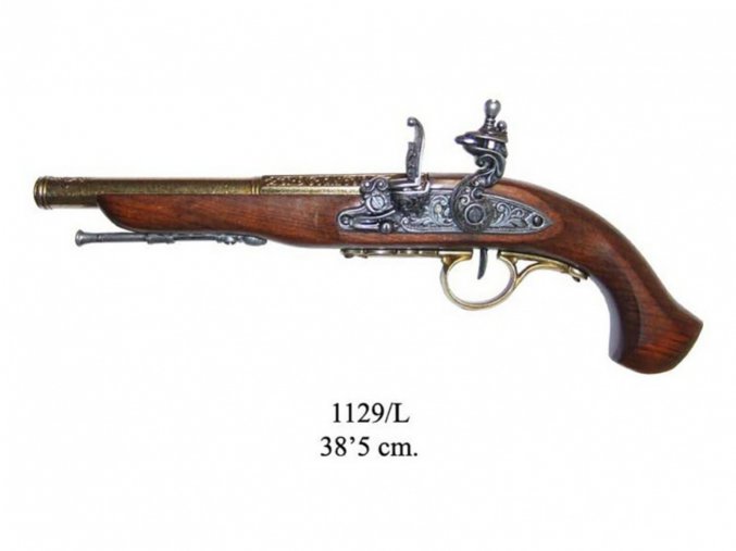 Replika Mušketová Pištoľ 18.stor., pre ľavákov