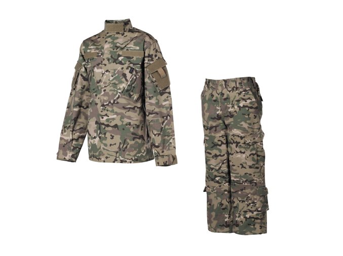 Komplet dětský maskovaný střih ACU OPERATION CAMO (velikost L)