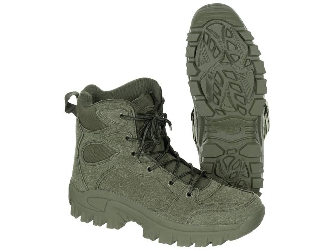 Boty COMMANDO kotníkové ZELENÉ (velikost 40)