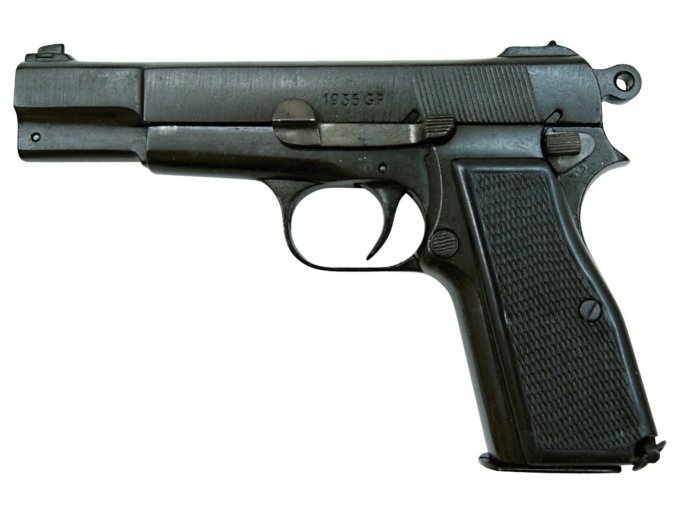 Replika pistole Browning HP35, Belgie 1935