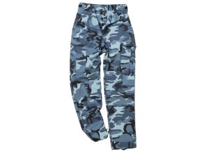 Kalhoty US BDU POLY polní SKY BLUE CAMO (velikost L)