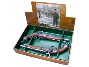 Replika Pištoľ súbojová Brescia, r.1825 (set)