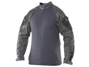 Košile taktická COMBAT TRU 1/4 ZIP MULTICAM BLACK® (velikost M-R)