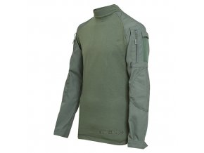 Košile taktická COMBAT rip-stop ZELENÁ vel.3XL-R