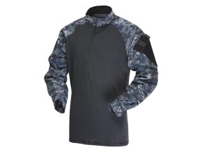 Košile taktická COMBAT TRU 1/4 ZIP MIDNIGHT DIGITAL (velikost L-R)