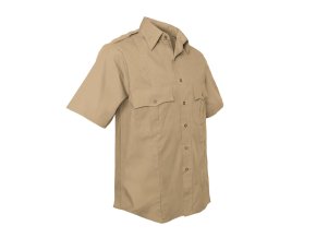 Košile POLICIE A SECURITY krátký rukáv KHAKI (velikost 3XL)