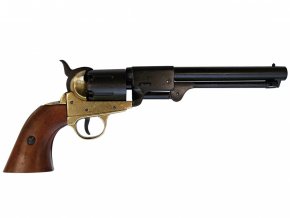 Replika revolver Confederate, mosaz, USA 1860