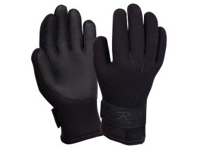 Rukavice voděodolné COLD WEATHER neoprenové ČERNÉ (velikost L)