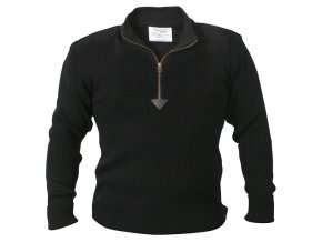 Svetr ACRYLIC COMMANDO 1/4 zip ČERNÝ (velikost 3XL)