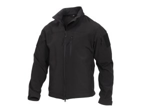 Bunda STEALTH OPS softshell ČERNÁ (velikost 3XL)