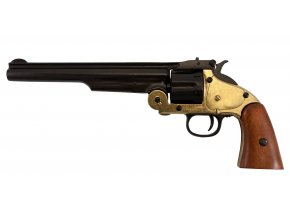 Replika revolver Schofield, mosaz, USA 1875
