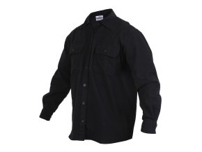 Košile dřevorubecká FLANNEL ČERNÁ (velikost 3XL)