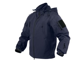 Bunda CONCEALED CARRY softshell MODRÁ (velikost 3XL)