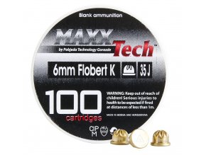 Startovací náboje 6mm short 100ks Pobjeda MAXX Tech