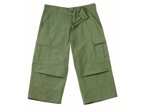 Kraťasy 3/4 BDU ZELENÉ (velikost XXL)