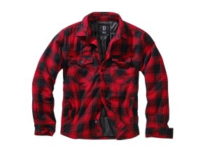 Košile LUMBERJACKET dlouhý rukáv flanel ČERVENO/ČERNÁ (velikost 3XL)